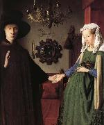 Details of Portrait of Giovanni Arnolfini and His Wife, Jan Van Eyck